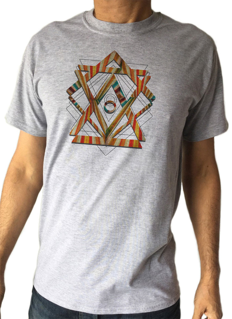 Mens T-shirt Geometric Abstract shapes TS1855 design Print
