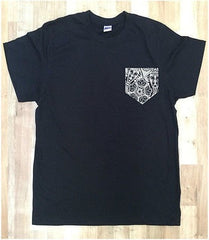 print on pocket t shirt